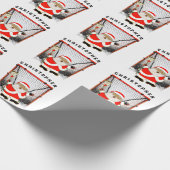 Lacrosse Weihnachtsgeschenk Geschenkpapier (Ecke)