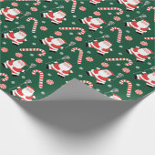 Lacrosse Weihnachtsgeschenk Geschenkpapier (Ecke)