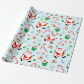 Lacrosse Weihnachtsgeschenk Geschenkpapier (Ungerollt)