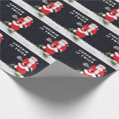 Lacrosse Weihnachtsgeschenk Geschenkpapier (Ecke)