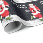 Lacrosse Weihnachtsgeschenk Geschenkpapier (Rolleneckpunkt)