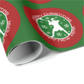 Lacrosse-Weihnachtsgeschenk-Packpapier Geschenkpapier (Rolleneckpunkt)