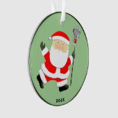 Lacrosse-Weihnachtskollektion Ornament (Vorderseite)