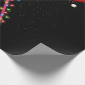 Lacrosse Weihnachtsmannmütze Weihnachtslichter Spo Geschenkpapier (Ecke)