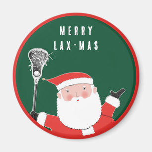 Lacrosse-Weihnachtsstrumpf-Füllung Magnet