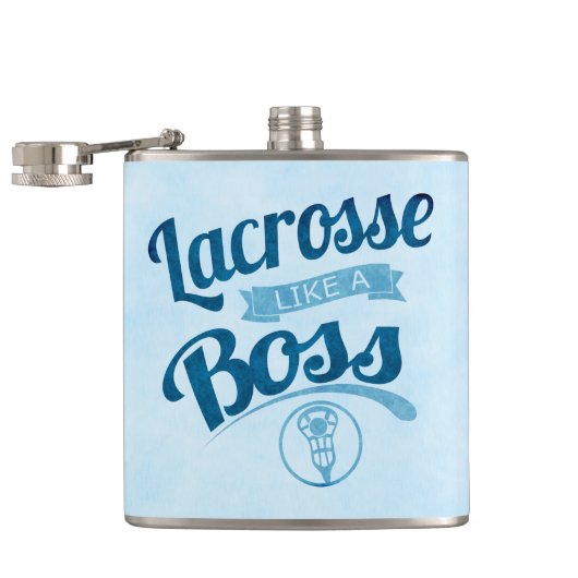 Lacrosse wie ein Boss Flachmann (Geöffnet)