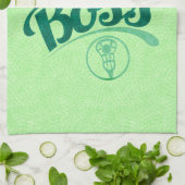 Lacrosse wie ein Boss Geschirrtuch (Gefaltet)