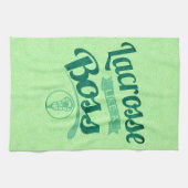 Lacrosse wie ein Boss Geschirrtuch (Horizontal)