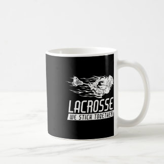 Lacrosse Wir kleben gemeinsam Lacrosse Player Shir Kaffeetasse