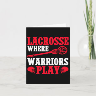 Lacrosse, wo Krieger Lacrosse spielen Karte