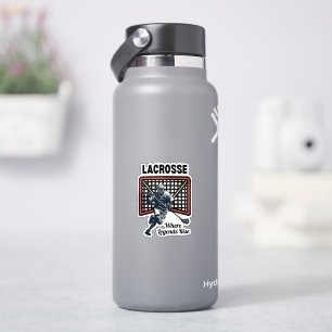 Lacrosse: Wo sich die Legenden erheben Aufkleber