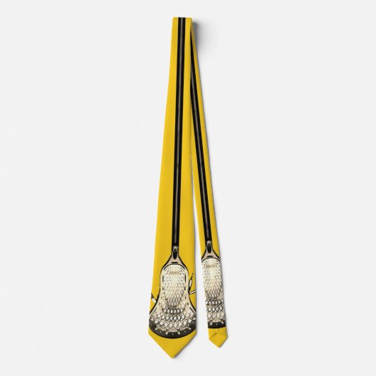 Lacrosse Yellow Gold Neck Tie Krawatte (Vorderseite)
