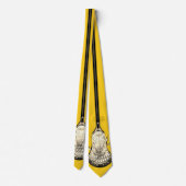 Lacrosse Yellow Gold Neck Tie Krawatte (Rückseite)