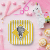 Lacrosse Yellow Party Paper Teller (Party)
