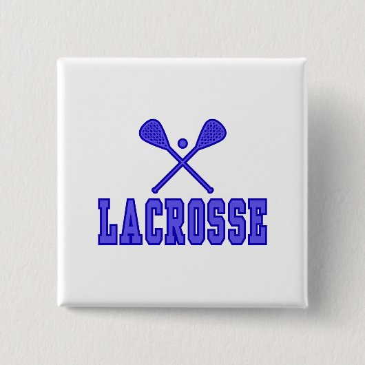 Lacrosseblau Button (Vorderseite)