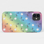 Lacrossemuster Case-Mate iPhone Hülle (Rückseite (Horizontal))