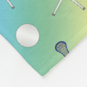 Lacrossemuster Fleecedecke (Ecke)