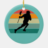 Lacrosser Lacrosse Stick Protection Goal Ball Keramik Ornament (Hinten)