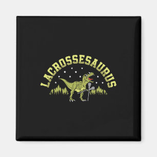 Lacrossesaurus Lacrosse-Spieler Lax Liebhaber Spor Magnet