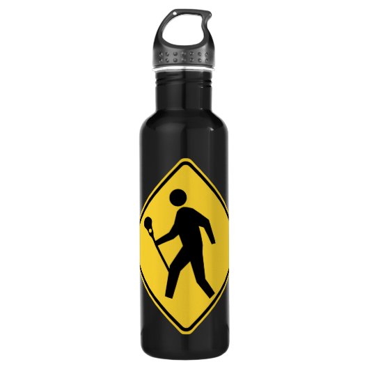 Lacrossing Edelstahlflasche (Vorderseite)