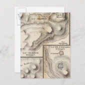 Lacs volcaniques postkarte (Vorne/Hinten)