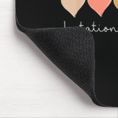 Lactation Consultant Leopard Heart, Valentine's Da Mousepad (Ecke)