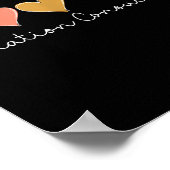 Lactation Consultant Leopard Heart, Valentines Day Poster (Ecke)
