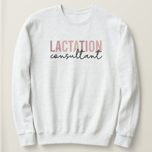 Lactationsberater IBCLC Stillen Berater Sweatshirt (Design vorne)