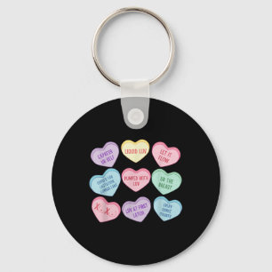 Lactationsberater Valentine Heart Candy Breastf Schlüsselanhänger