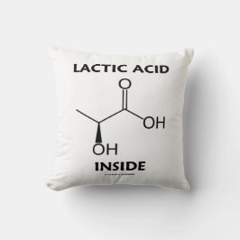Lactic Acid Inside Chemistry Molecule Kissen