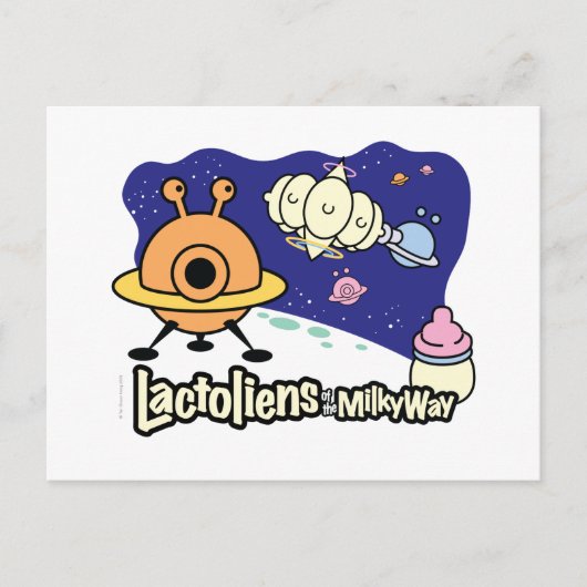 Lactoliens™ Postkarte (Vorderseite)