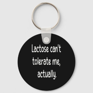 Lactose-Cant tolerieren Funny Dairy Veganer Spaß Q Schlüsselanhänger