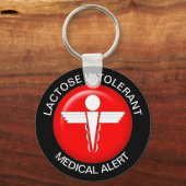 Lactose Intolerant Schlüsselanhänger (Vorderseite)