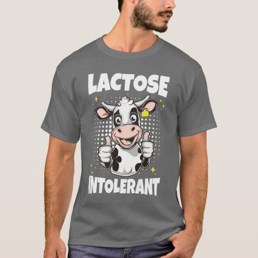 Lactose Intoleranz Meme T-Shirt (Vorderseite)