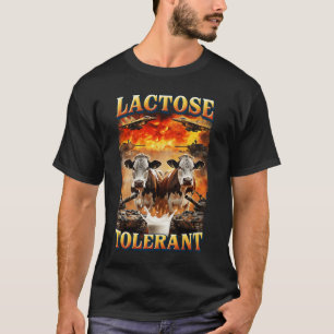 Lactose-tolerant Pro-Dairy Apparel Meme Trendy Cow T-Shirt