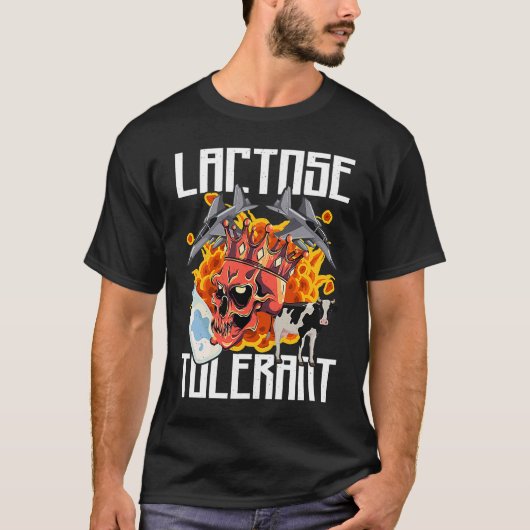 Lactose-tolerant Trendy Meme T-Shirt (Vorderseite)
