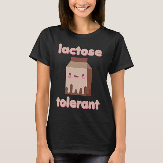 Lactose-toleranter Milcheisfisch T-Shirt (Vorderseite)