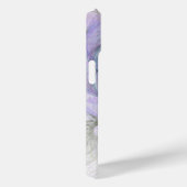 Lacy Abstrakte Blume Lila Blue Digital Art Case-Mate iPhone Hülle (Rückseite / Rechts)