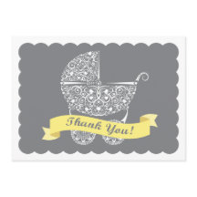 Lacy Baby Carriage Vielen Dank, gelb