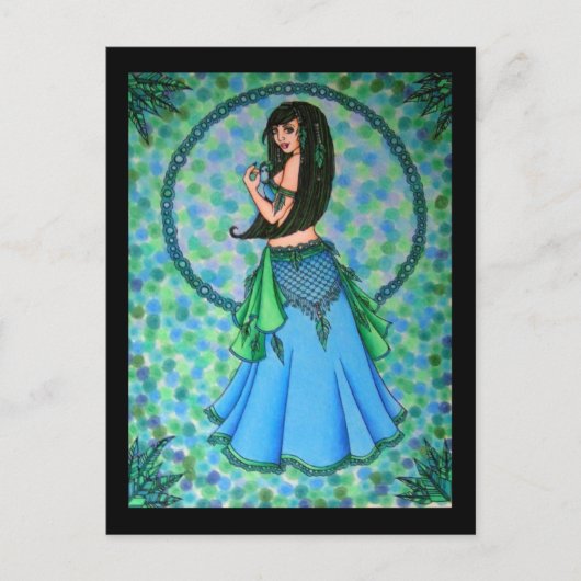 Lacy Belly Dancer Postkarte (Vorderseite)