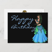 Lacy Belly Dancer Postkarte (Vorne/Hinten)
