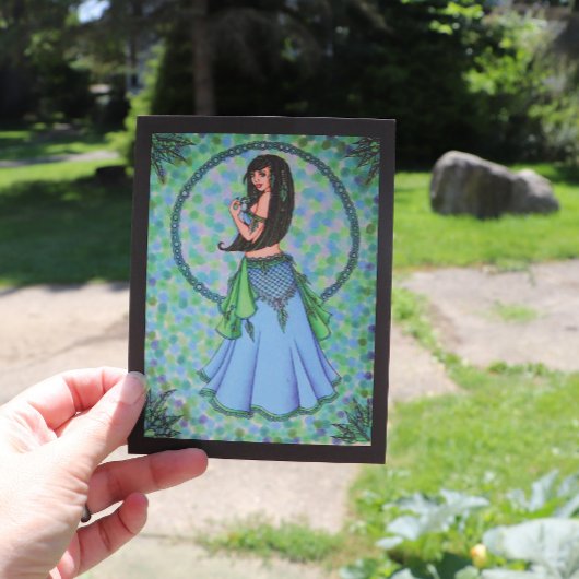 Lacy Belly Dancer Postkarte