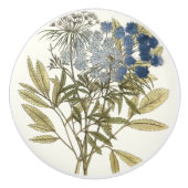 Lacy-Blätter - Blume und Grünflächen Keramikknauf (Vorderseite)