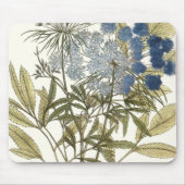 Lacy-Blätter - Blume und Grünflächen Mousepad (Vorne)