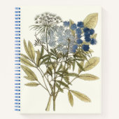 Lacy-Blätter - Blume und Grünflächen Notizblock (Vorderseite)