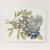 Lacy-Blätter - Blume und Grünflächen Puzzle (Horizontal)