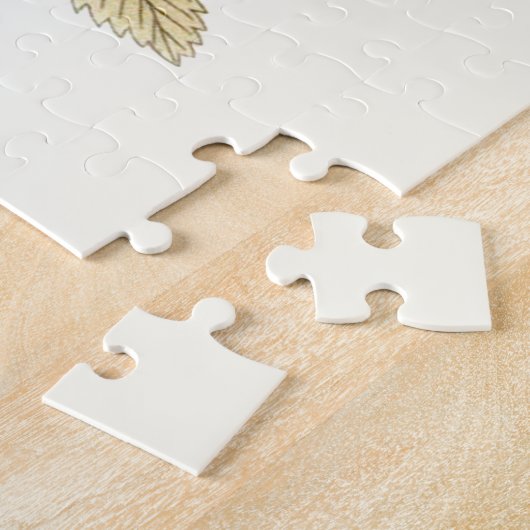 Lacy-Blätter - Blume und Grünflächen Puzzle (Seite)