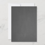 Lacy Blumen-Kuchen-Brautparty-Einladung II Einladung (Rückseite)