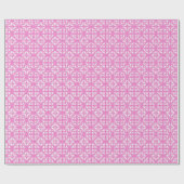 Lacy cutwork - weiß über orchid rosa geschenkpapier (Flach)