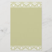 Lacy Damask Border Briefpapier (Vorderseite)